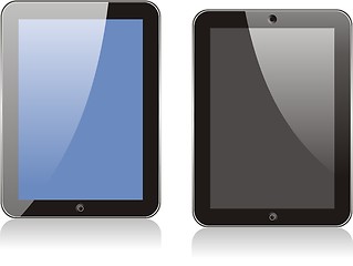 Image showing Vector concept tablet  PS, IPAD. No transparency effects. EPS8 Only