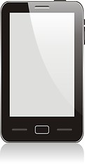 Image showing vector touch smartphone