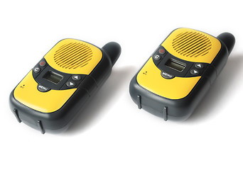 Image showing walkie talkie on white background