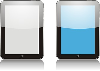 Image showing Vector concept tablet  PS, IPAD. No transparency effects. EPS8 Only