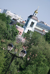 Image showing church in Ekaterina palace .Moscow. Zarizino (Tsaritsino, tsaritsyno, tsaritsino)
