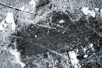 Image showing ice rink with snow texture