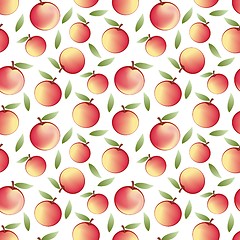 Image showing apple - seamless pattern and abstract nature background 