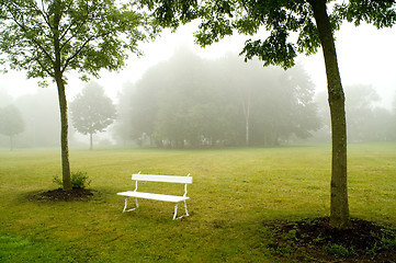 Image showing Deserted bench