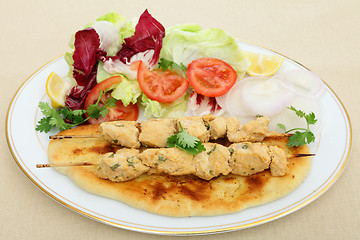 Image showing Chicken tikka side view