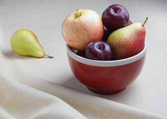 Image showing Fruit bowl still life