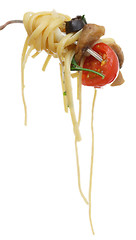 Image showing Pasta on a fork