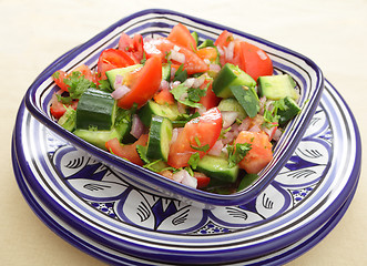 Image showing Traditional moroccan salad