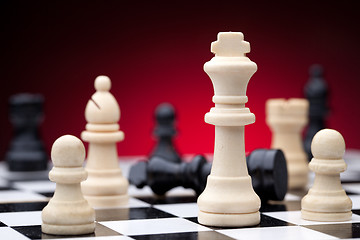 Image showing Chess pieces