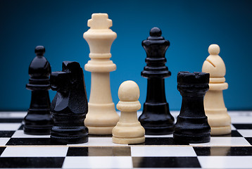 Image showing Chess pieces