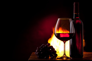 Image showing Red wine