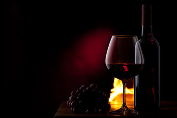 Image showing Red wine