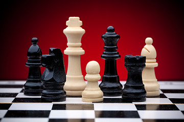 Image showing Chess pieces