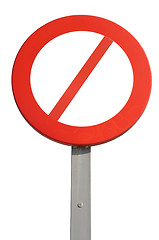 Image showing Prohibited sign