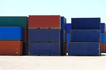 Image showing Cargo containers