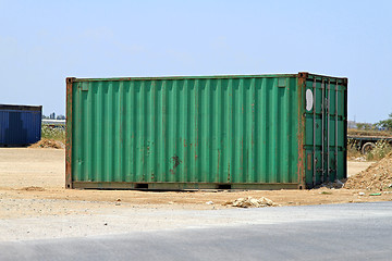 Image showing Green container
