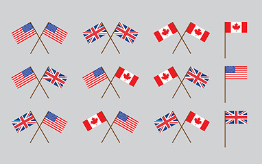 Image showing friendship flags