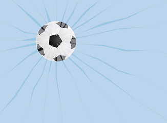Image showing ball break a window