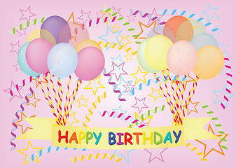 Image showing happy birthday postcard 