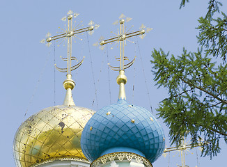 Image showing Golden dome of the Orthodox church