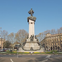 Image showing Vittorio Emanuele II statue