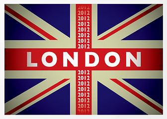 Image showing london 2012 flag