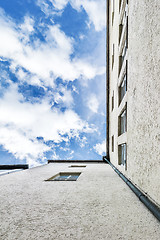 Image showing bright sky with clouds