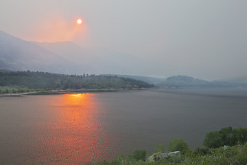 Image showing wildfire smole in Colorado