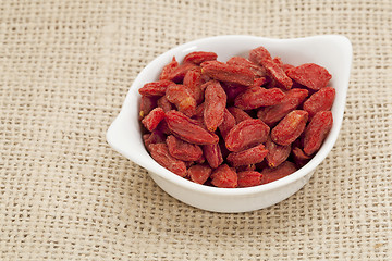 Image showing organic goji berries