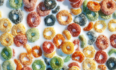 Image showing Colorful cereal