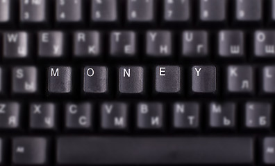 Image showing money - Very sharp image. Keyboad Keys