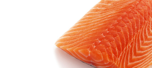 Image showing uncooked fresh salmon fish