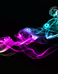 Image showing Streams of a smoke colour