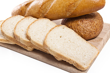 Image showing Loaf of bread background