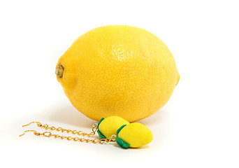 Image showing Lemon - jewelry - hand made