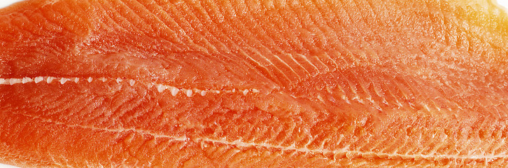 Image showing red raw salmon fish food