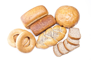 Image showing assortment of baked bread