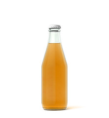 Image showing Bottle of orange drink