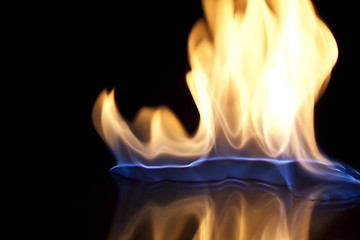 Image showing Burning fire