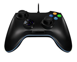 Image showing black joystick