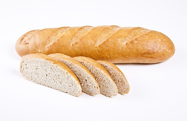 Image showing cut bread isolated