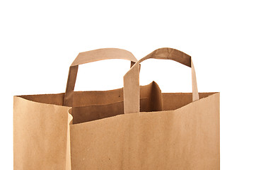 Image showing Paper bag on white