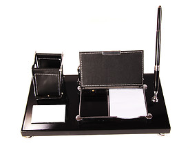 Image showing Set of office accessories