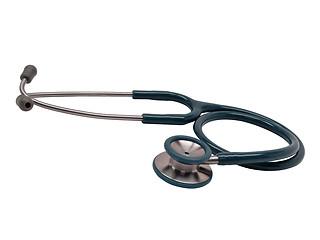 Image showing a Doctor's stethoscope on a white