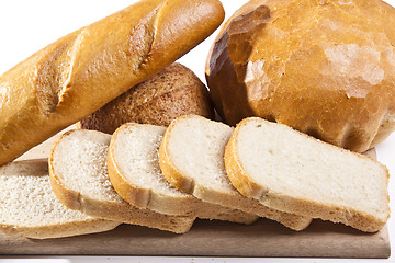 Image showing Loaf of bread background