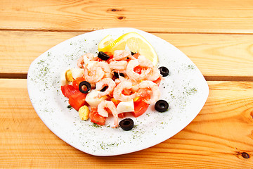 Image showing Shrimp salad