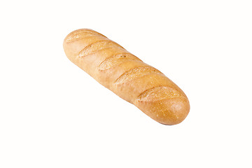 Image showing French baguette isolated on the white background