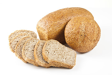 Image showing Different types of bread isolated