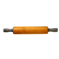 Image showing Vintage wooden rolling pin