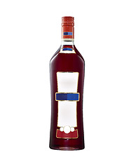 Image showing a bottle of red martini